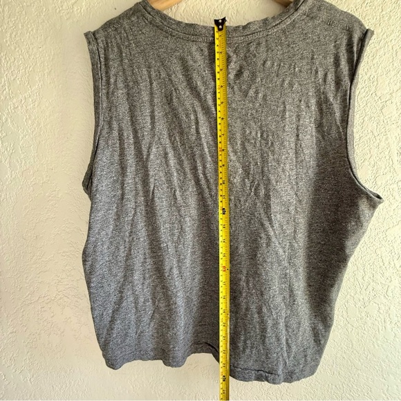 Madewell Heathered Gray Boxy Crop Muscle Tee Relaxed Fit Women’s Size 2X - Picture 10 of 12